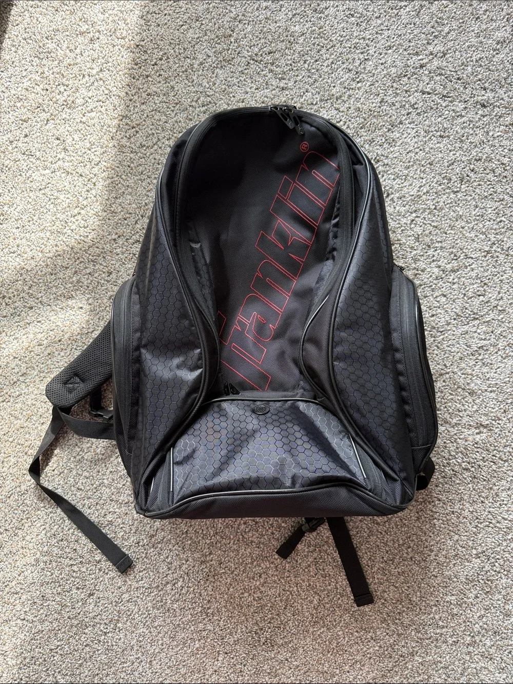 Black Men's Pickleball Backpack